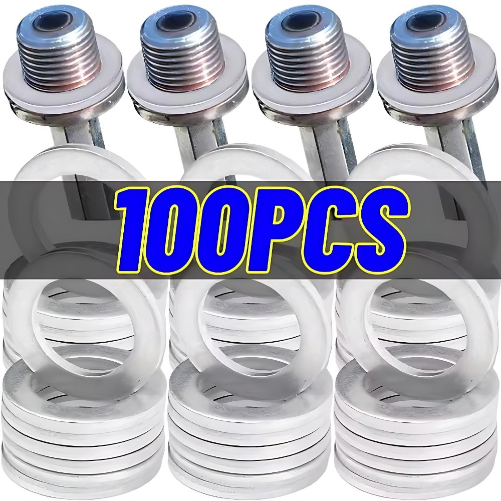Shelly Plug - ปะเก็นอุดรูระบายน้ำมันเครื่องอะลูมิเนียม ป้องกันการรั่วซึม สำหรับเครื่องยนต์ ใช้ได้กับ Accord Civic