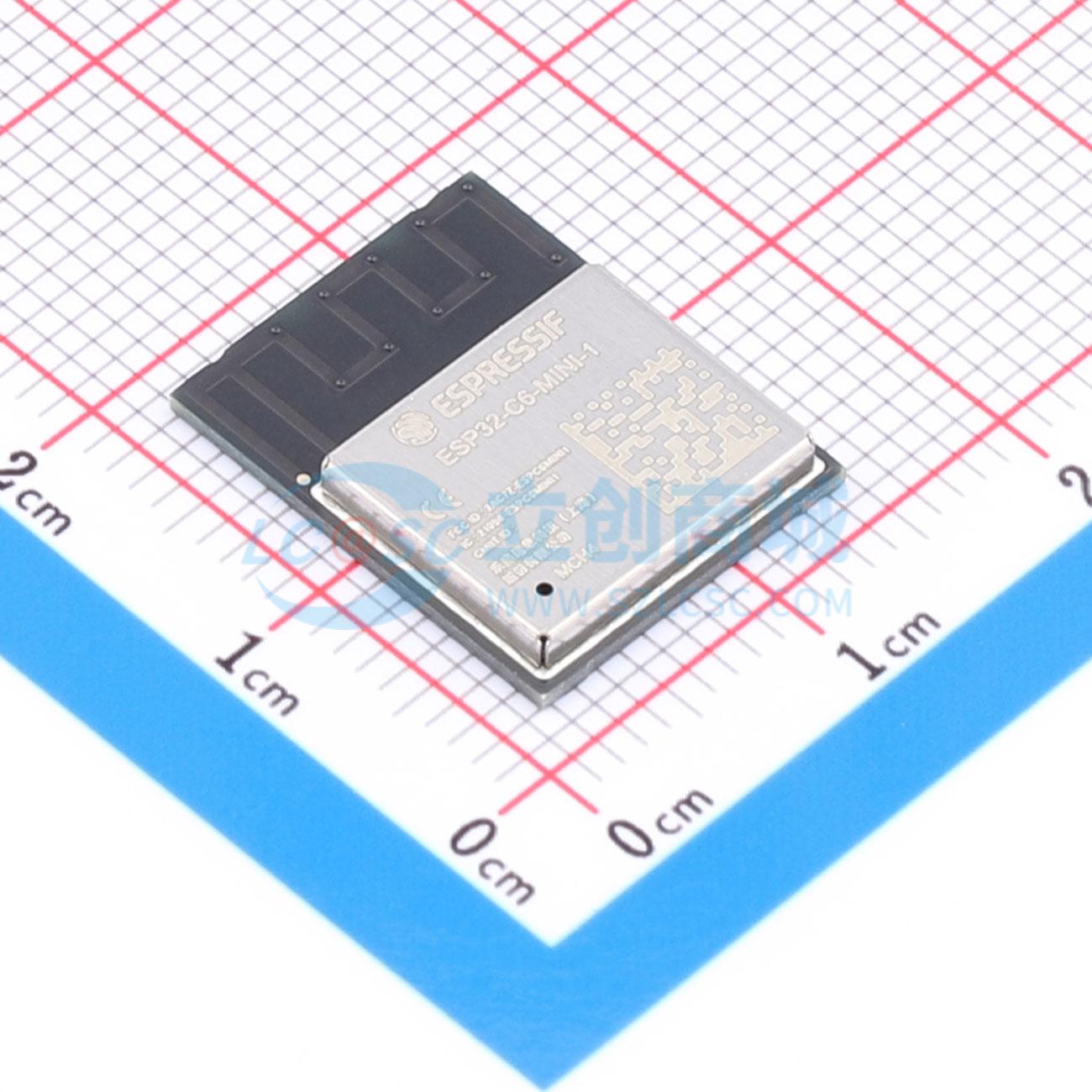 Smart Home Module Iot - 3 ชิ้น ESP32-C6-MINI-1-H4 SMD 16.6x13.2 มม.