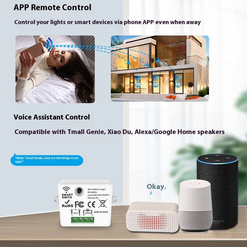 อุปกรณ์ตัดการเชื่อมต่ออัจฉริยะ - Smart Relay Tuya บทวิจารณ์และราคา
