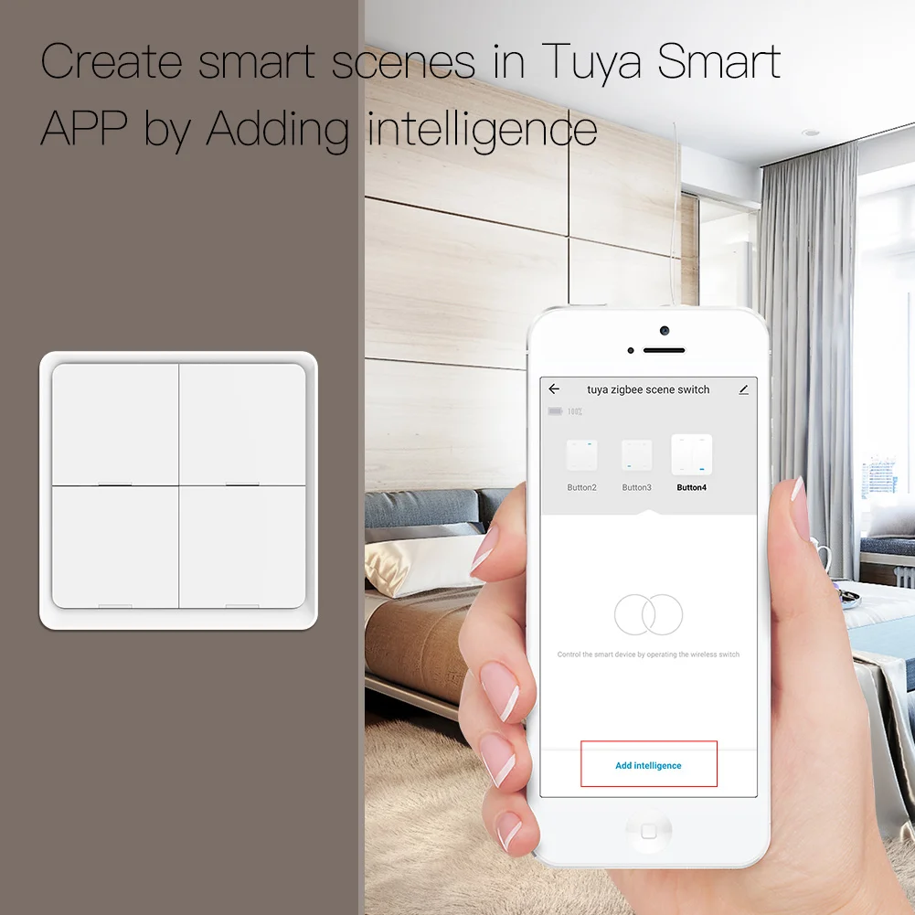 MOES 4 GANG Tuya ZigBee ไร้สาย - Sonoff Basic บทวิจารณ์และราคา