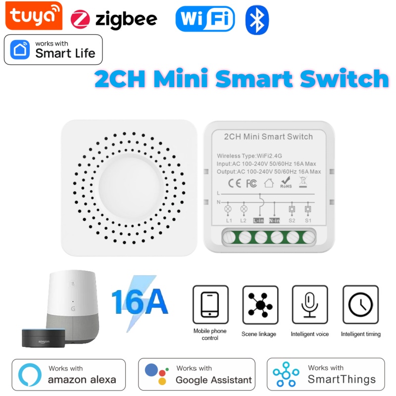 สวิตช์อัจฉริยะขนาดเล็ก Tuya Wi - Home Assistant Tuya บทวิจารณ์และราคา