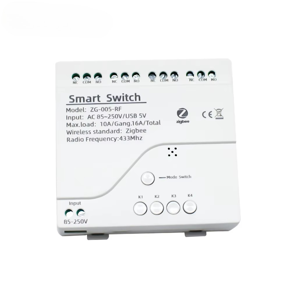 โมดูลสวิตช์รีเลย์ Tuya 4CH Zig - Smart Relay Tuya บทวิจารณ์และราคา
