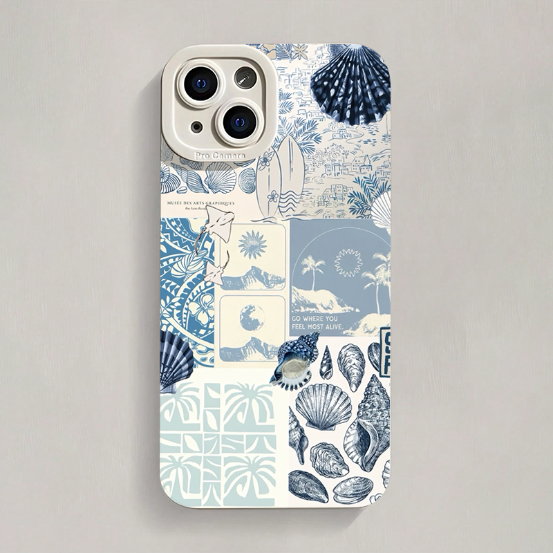 เคสโทรศัพท์ลายเปลือกหอยและสาหร - Shelly บทวิจารณ์และราคา